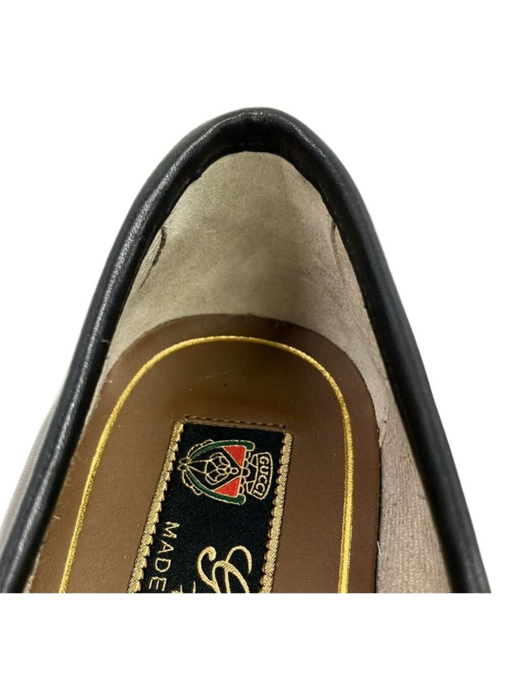 Gucci Loafers 36 Black Horsebit Leather - Picture 8 of 8